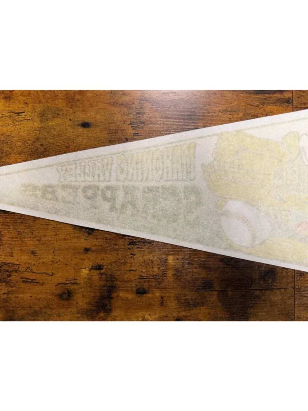Vintage Mahoning Valley Scrappers baseball Inaugural Season pennant